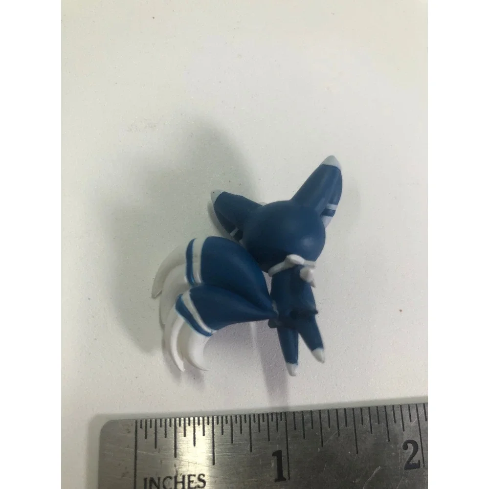 Pokemon Meowstic Male Figure Blue White Psychic Type Gen 6 Mini Toy 1.5 Inch